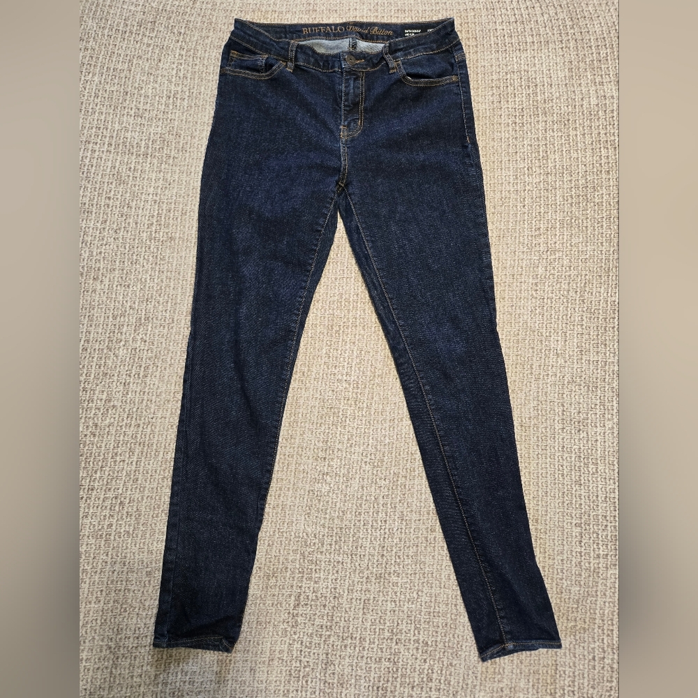 Buffalo David Britton Faith Skinny Blue Denim Women's Jeans Size 29